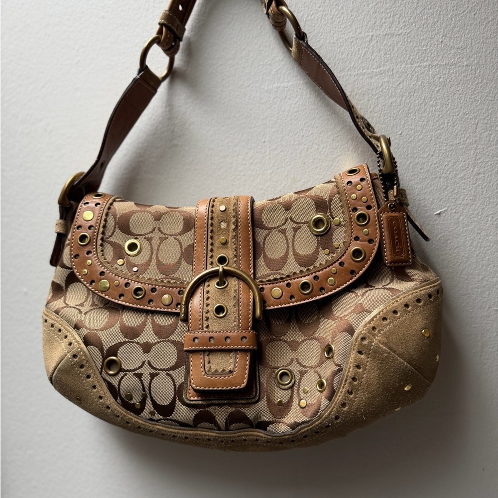 Coach Soho  Signature C Canvas Rivet  9451 - Picture 2 of 6